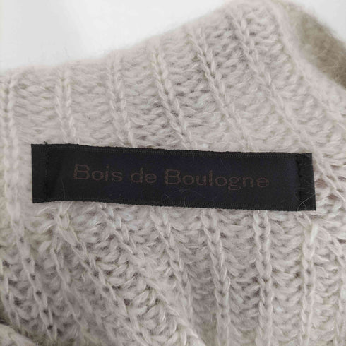 Bois de Boulogne モヘアウール モックネックニット レディース FREE