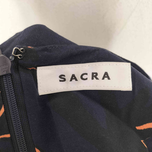 サクラ SACRA シャドウフラワー プリントワンピース レディース JPN:38