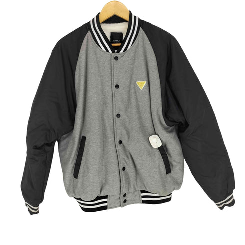 ジョイリッチ JOYRICH 裏地ファーロゴプレートブルゾンジャケット メンズ JPN:L