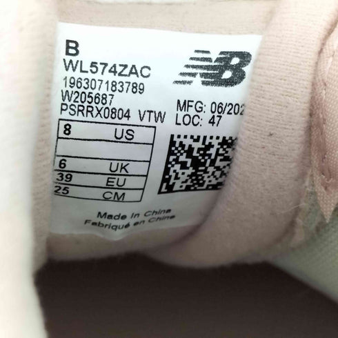 ニューバランス NEW BALANCE WL574ZAC ローカットスニーカー メンズ JPN:25