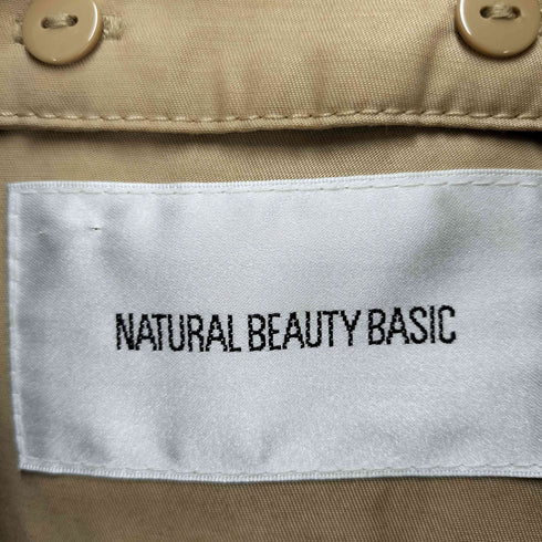ナチュラルビューティーベーシック NATURAL BEAUTY BASIC ミリタリーロングコート レディース JPN:M