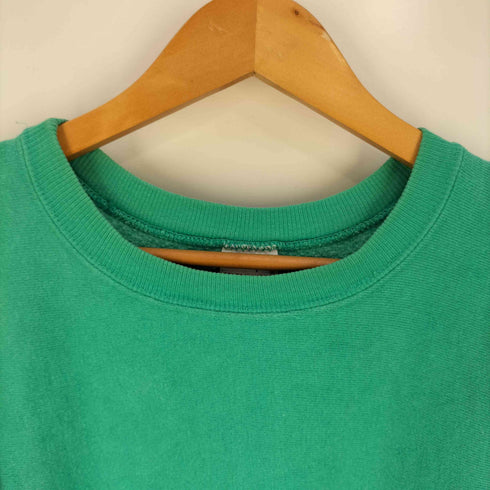 チャンピオン Champion 90s USA製 刺繍タグ REVERSE WEAVE リバースウィーブ ATHLETIC APPAREL ロゴ刺繍 クルーネックスウェット メンズ import:XL