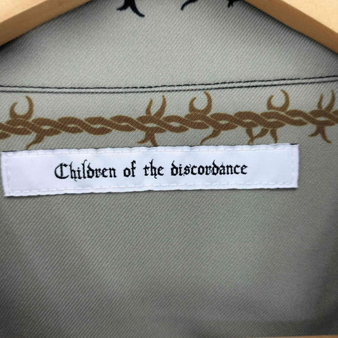 チルドレンオブザディスコーダンス Children of the discordance 20AW PERSONAL DATA PRINT SHIRT C メンズ