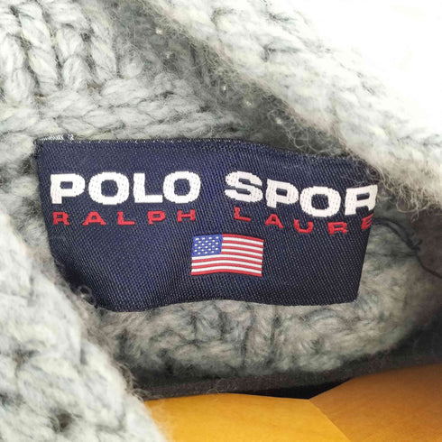 ポロスポーツラルフローレン POLO SPORT RALPH LAUREN 90s ハイネックウールニットプルオーバー メンズ