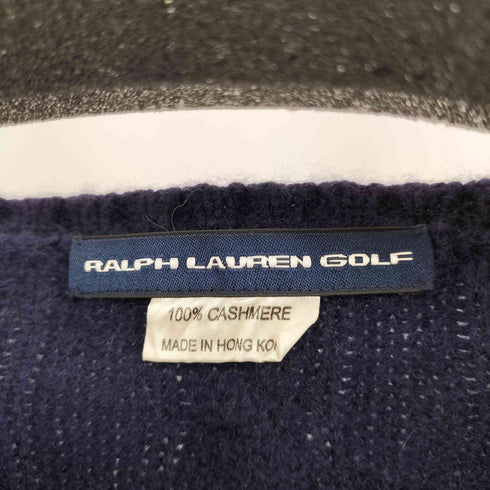 ラルフローレンゴルフ RALPH LAUREN GOLF カシミヤ vネックニット レディース