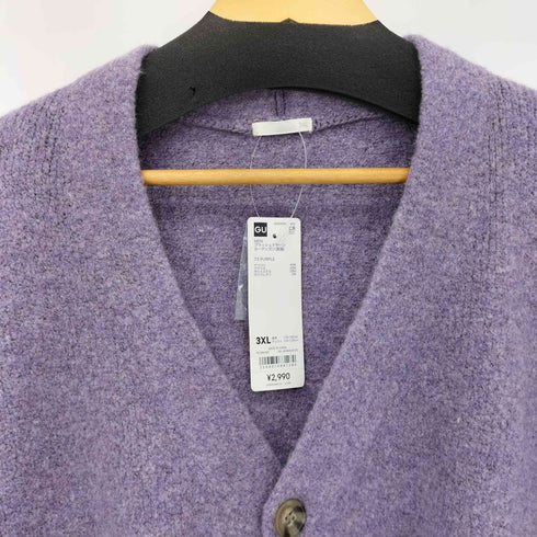 ジーユー GU ブラッシュドヤーンカーディガン レディース 3XL