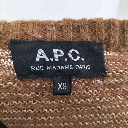 アーペーセー A.P.C. アクリルウール デザインニット レディース XS