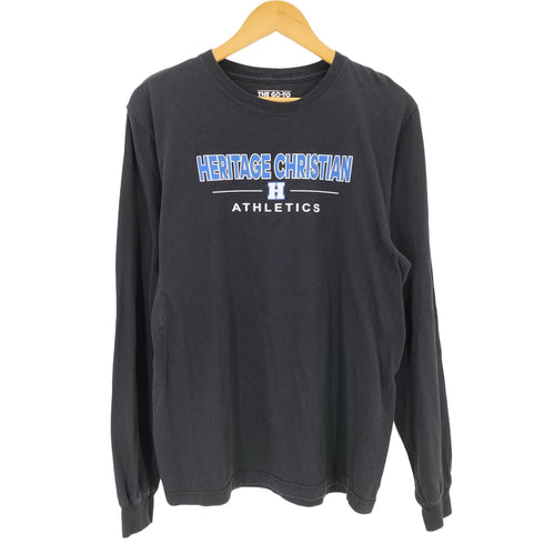 アディダス adidas カレッジロゴ長袖Tシャツ メンズ import:M
