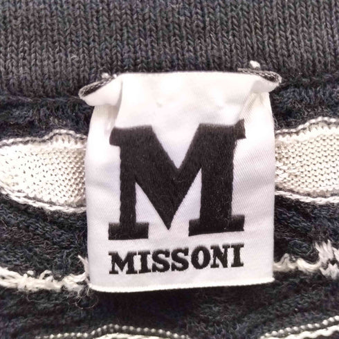ミッソーニ MISSONI ボートネック 総柄ニット レディース 44