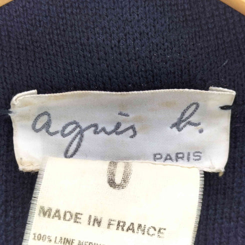 アニエスベー agnes b. ウールニット テーラードジャケット レディース 0