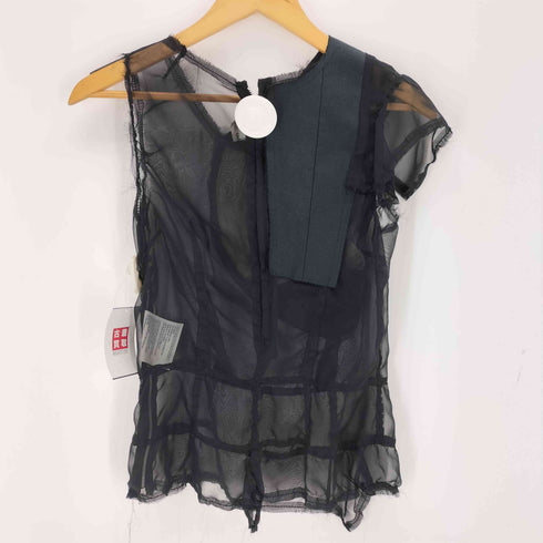 コムデギャルソン COMME des GARCONS 10SS 反骨精神 デザイン シアーノースリーブ Adult Delinquent レディース JPN:S