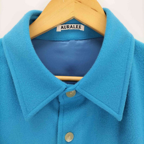 オーラリー AURALEE BRUSHED SUPER FINE WOOL FLANNEL SHIRT メンズ JPN:3