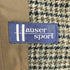 HAUSER SPORT 2Bくるみボタン千鳥格子背抜きテーラードジャケット メンズ 175-93-82