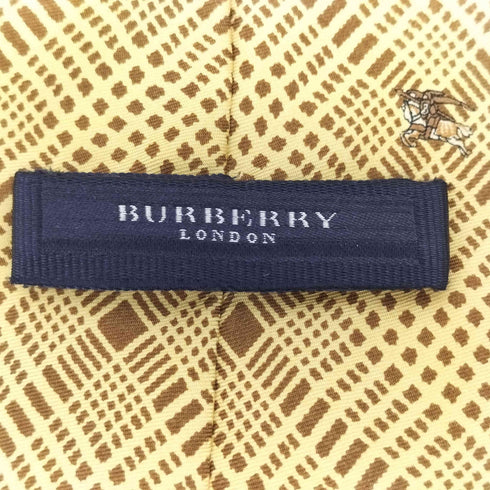 バーバリーロンドン BURBERRY LONDON チェック シルク ネクタイ メンズ