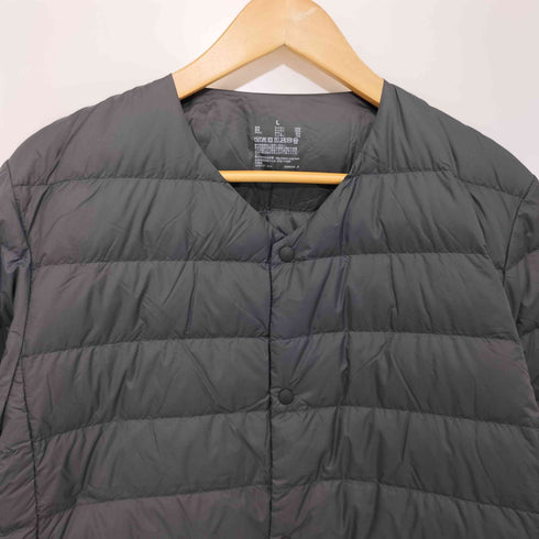 ムジルシリョウヒン 無印良品 23AW 軽量ダウンノーカラージャケット(帯電防止裏地) メンズ JPN:L