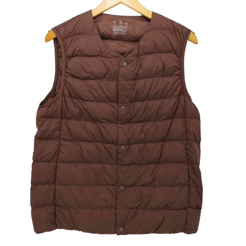 ムジルシリョウヒン 無印良品 23AW 軽量ダウンノーカラーベスト(帯電防止裏地) メンズ JPN:M