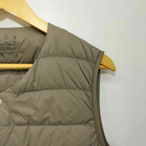 ムジルシリョウヒン 無印良品 23AW 軽量ダウンノーカラーベスト(帯電防止裏地) メンズ JPN:L