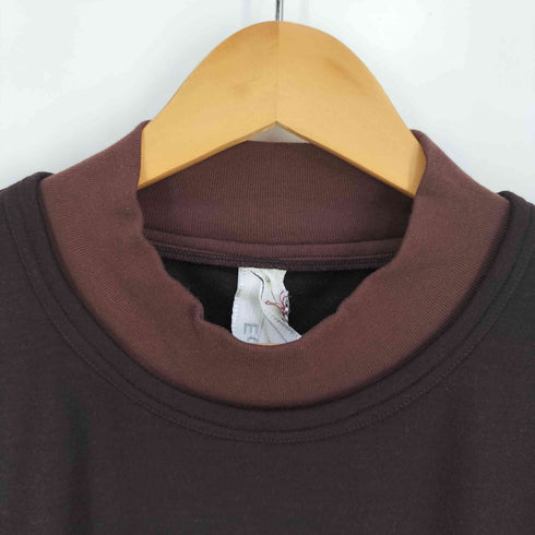 エドウィナホール Edwina Horl MOCK NECK SWEATER モックネック セーター フライス レイヤード ニットカットソー メンズ import:M
