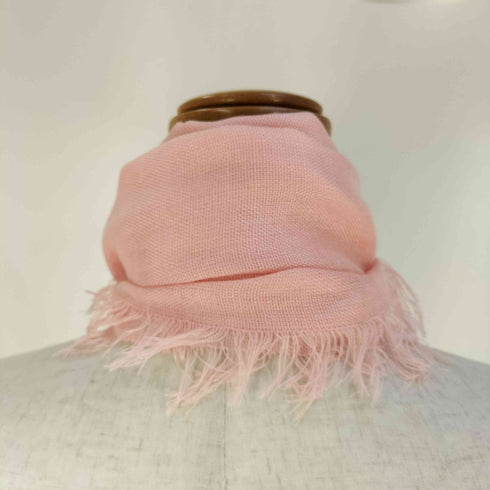 ミラオーウェン Mila Owen ロゴ刺繍 フリンジストール レディース