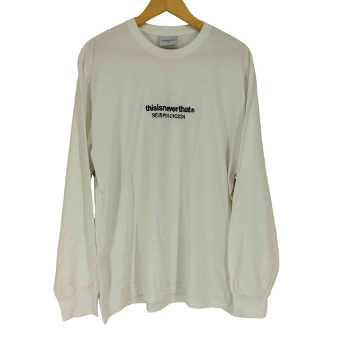 ディスイズネバーザット thisisneverthat cotton longsleeve top メンズ JPN:L