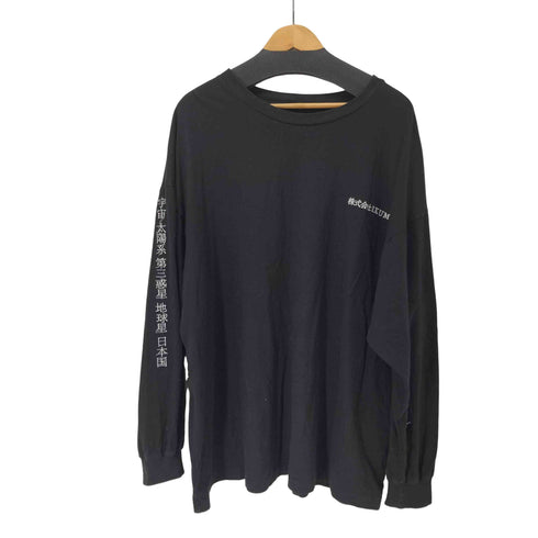 イクミ IKUMI 刺繍デザイン L/S Tシャツ メンズ FREE
