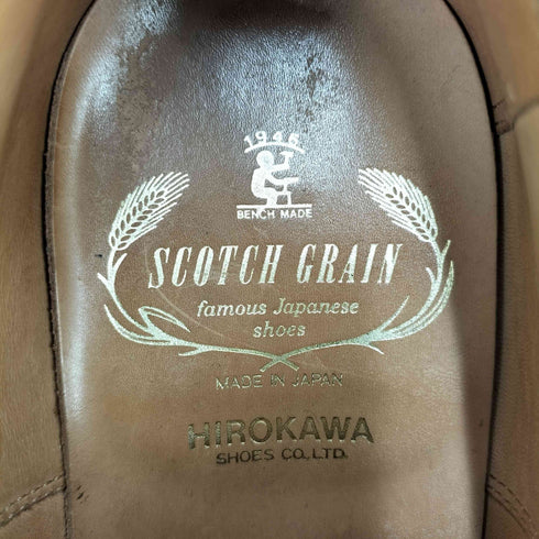 スコッチグレイン SCOTCH GRAIN ストレートチップ スエードシューズ メンズ 23 1/2