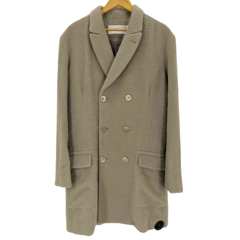 ジュリアンデイヴィッド Julien David アルパカ混 シャギーダブルコート メンズ JPN:M