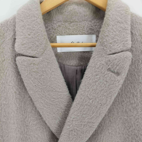 ジュリアンデイヴィッド Julien David アルパカ混 シャギーダブルコート メンズ JPN:M