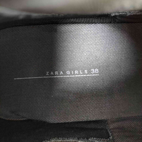 ザラ ZARA ラメ加工サイドゴアショートブーツ レディース JPN:38