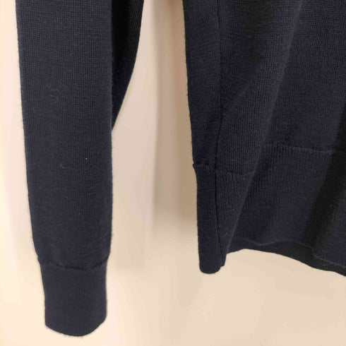 ジョンスメドレー JOHN SMEDLEY イングランド製 メリノウール クルーネックニット メンズ M