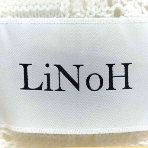 リノー LiNoH クロシェレースカーディガン メンズ FREE