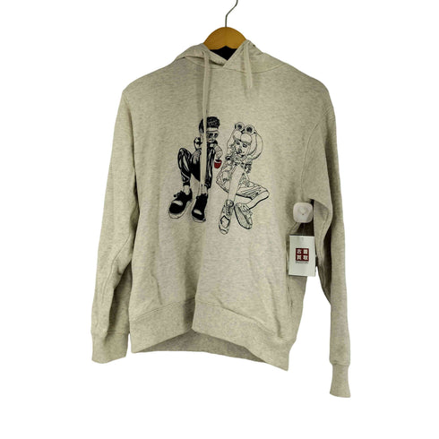 デザインティーシャツストアグラニフ Design Tshirts Store graniph フロント刺繍プルオーバーパーカー メンズ JPN:S