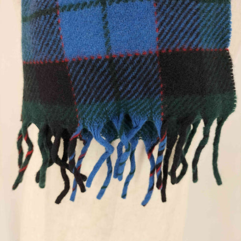ポロラルフローレン POLO RALPH LAUREN MADE IN ITLAY ウールチェックマフラー メンズ