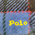ポロラルフローレン POLO RALPH LAUREN MADE IN ITLAY ウールチェックマフラー メンズ