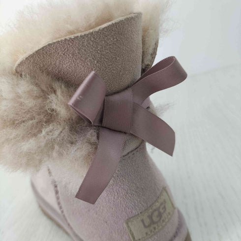 アグ UGG リボンファームートンブーツ レディース 25