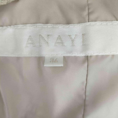 アナイ ANAYI ショールカラー ダウンコート レディース JPN:36