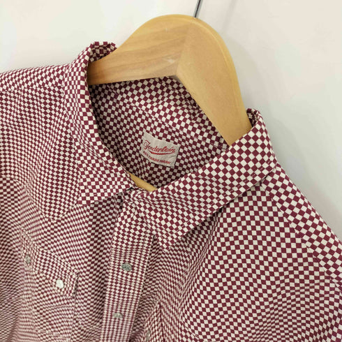 テンダーロイン TENDERLOIN T-SADDLEMAN-SHT チェッカーフラッグ ウエスタンシャツ メンズ JPN:L