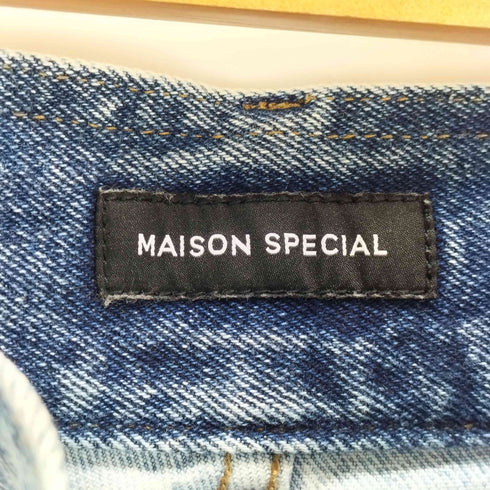 メゾンスペシャル MAISON SPECIAL バイカラーストレートデニム レディース 36