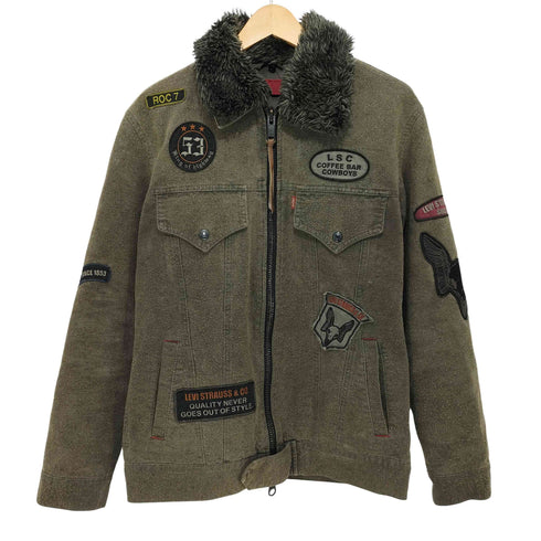 リーバイスレッド Levis RED ボア付き ピリング加工 ワークジャケット Y2K メンズ JPN:M