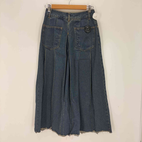 メゾンスペシャル MAISON SPECIAL Pleated Denim Skirt レディース 36