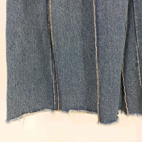 メゾンスペシャル MAISON SPECIAL Pleated Denim Skirt レディース 36