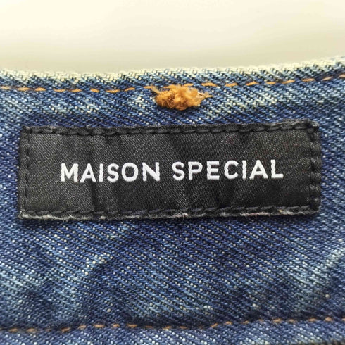 メゾンスペシャル MAISON SPECIAL Pleated Denim Skirt レディース 36
