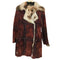 spiral spice DYED RABBIT FUR JACKET Y2K レディース