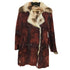 spiral spice DYED RABBIT FUR JACKET Y2K レディース