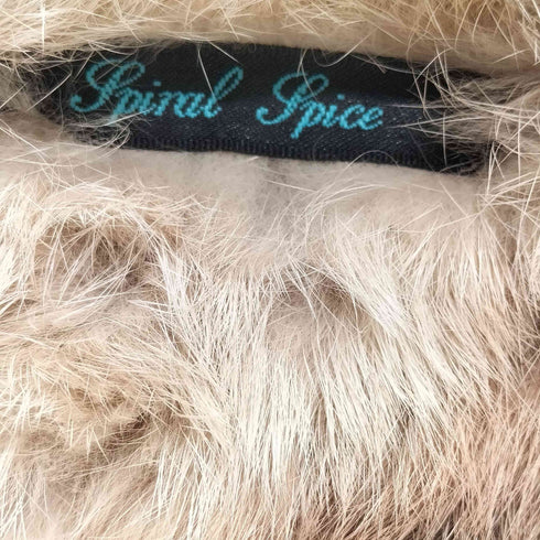 spiral spice DYED RABBIT FUR JACKET Y2K レディース