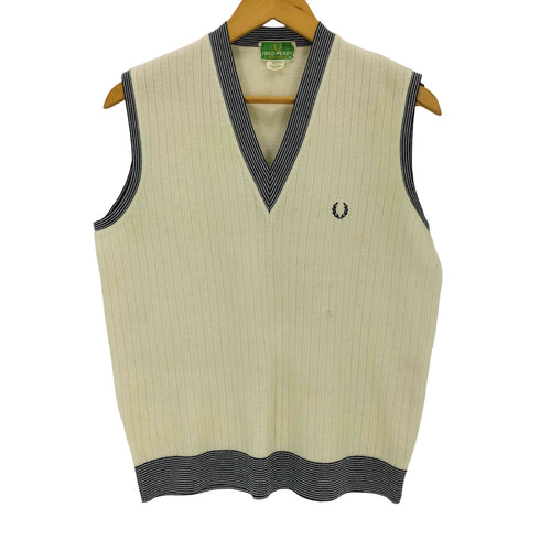 フレッドペリー FRED PERRY ワンポイント刺繍ニットベスト レディース import:M