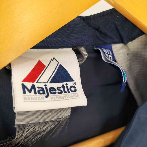 マジェスティック MAJESTIC Cool Base Convertible Gamer Jacket ハーフジップ 袖デタッチャブル ラグラン プルオーバージャケット メンズ