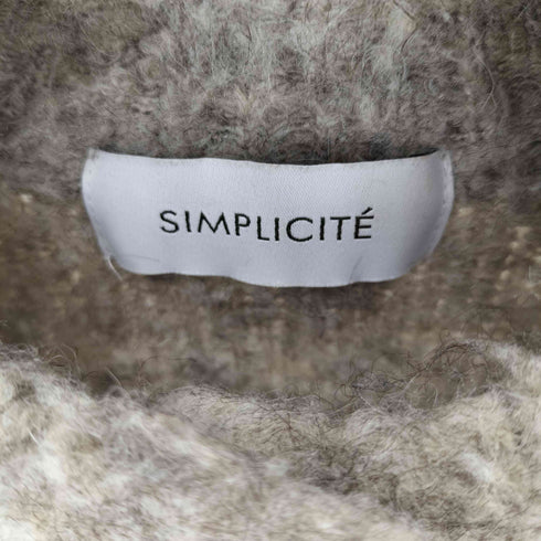シンプリシテェ SIMPLICITE シャギーカーディガン レディース