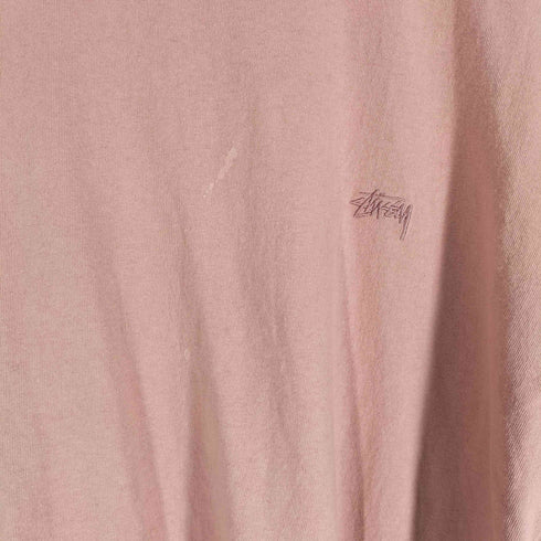 ステューシー Stussy ワンポイント ロゴ刺繍 S/S Tシャツ メンズ import:M
