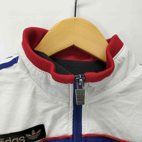 アディダス adidas 90S 3ストライプス デサント製 マルチカラー ナイロンジャケット メンズ JPN:M